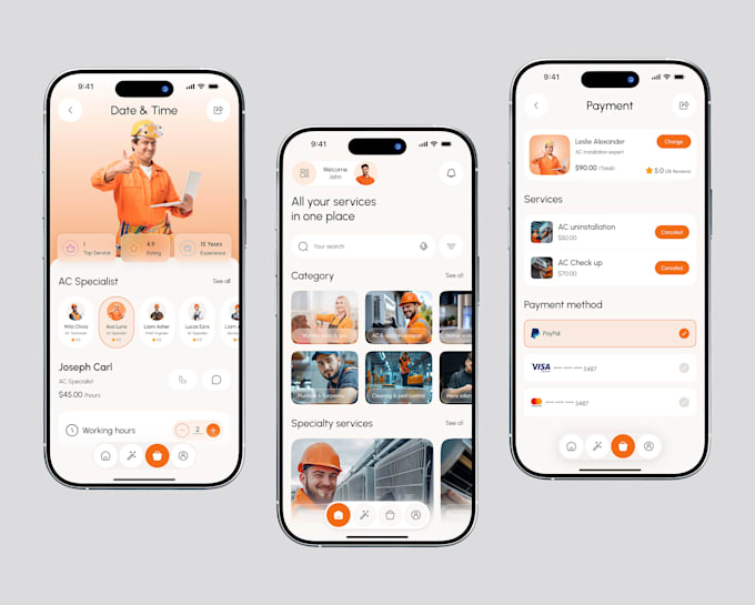 develop on demand app, multi service provider mobile app, ai driven handyman app