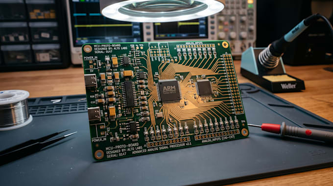 Build complete electronic system pcb design simulation and hardware by ...