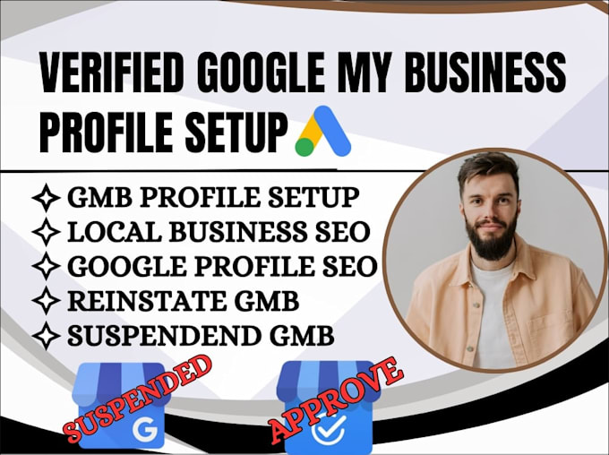 setup google my business, optimize gmb, reinstate gmb, gmb profile verification