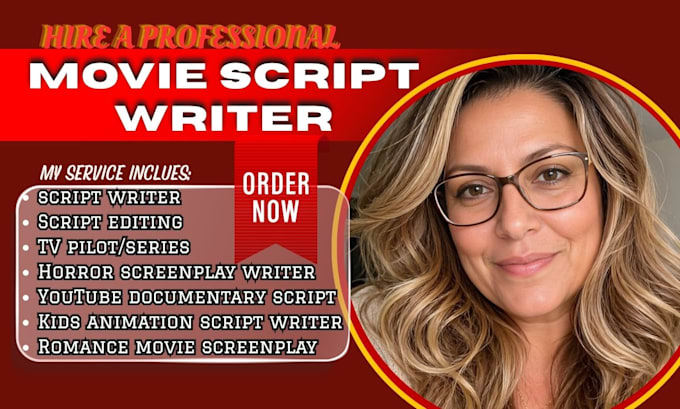 write screenplay, movie script, TV series, screenwriting, TV pilot