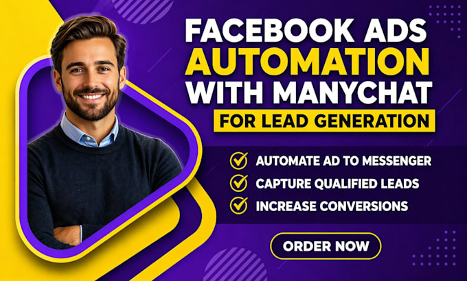 set up facebook ads automation with manychat for lead generation