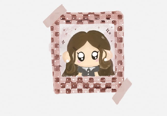 do cute photo booth art commissions for you