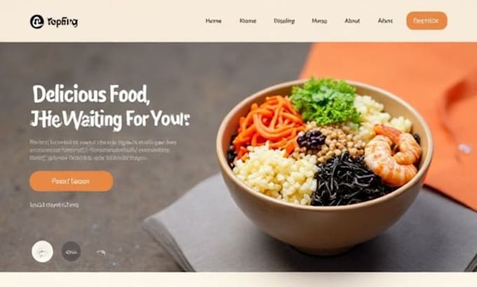 design meal prep shopify store, meal prep website, food delivery website
