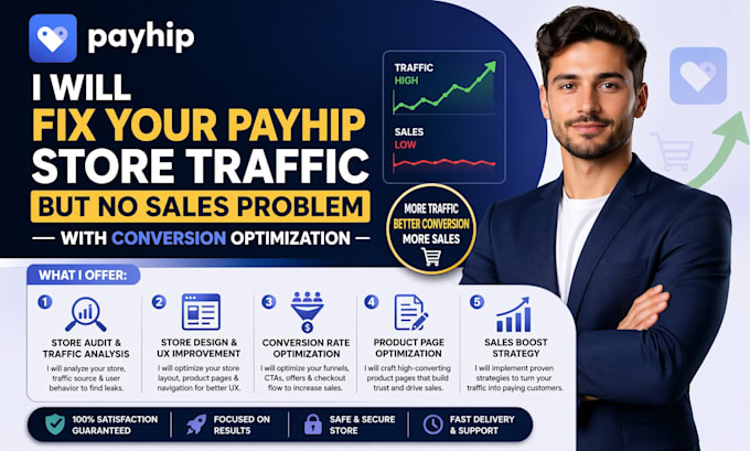 fix your payhip store traffic but no sales problem with conversion optimization