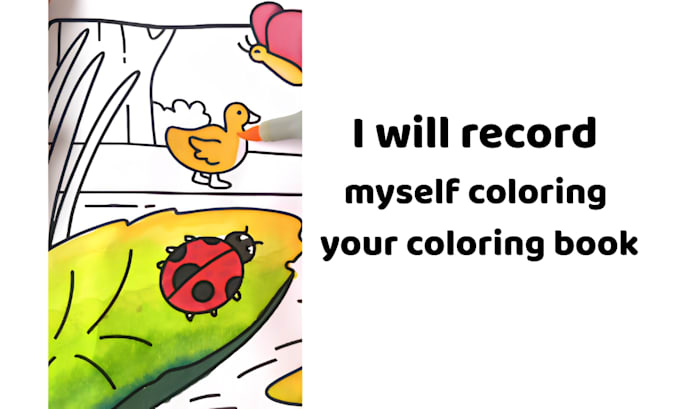 record myself coloring your coloring book