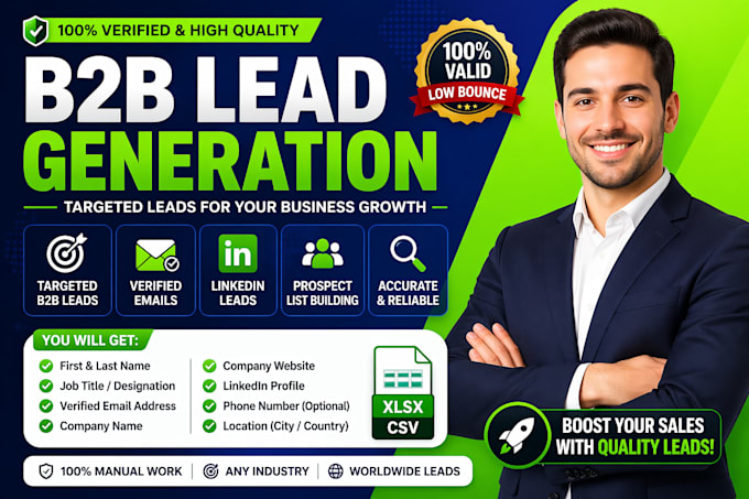 generate qualified b2b leads and build targeted email lists