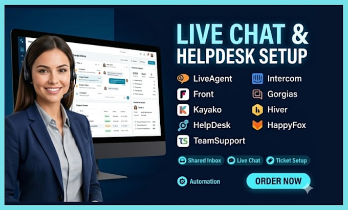 do liveagent intercom front gorgias kayako hiver helpdesk happyfox teamsupport