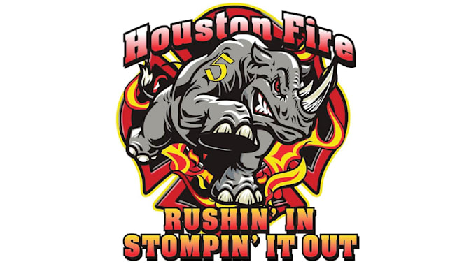 design high quality fire fighter mascot logo with express delivery