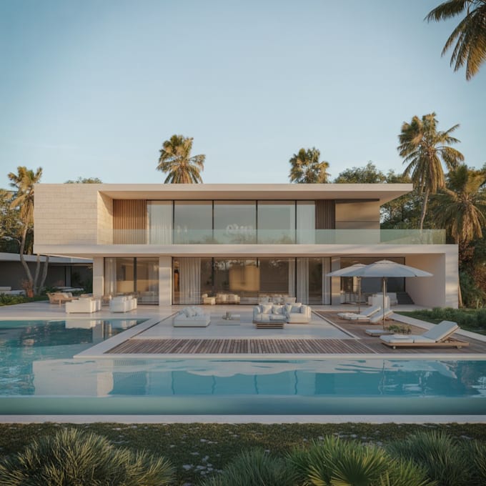 do high quality 3d rendering for interior and exterior projects