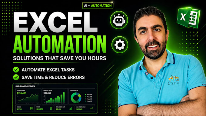 build an excel automation system to replace manual work
