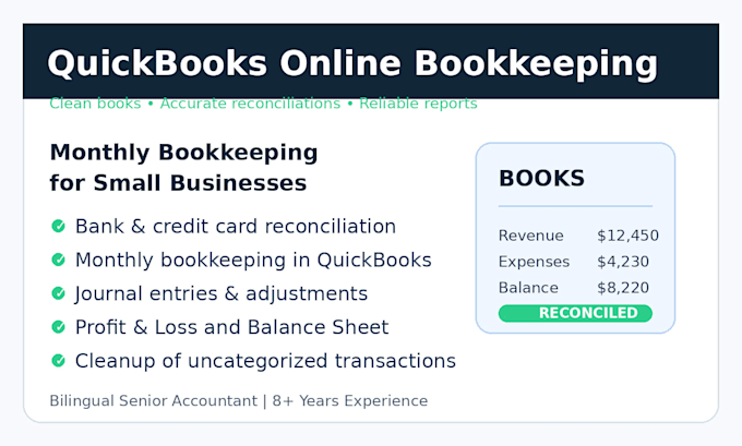 clean up and catch up quickbooks bookkeeping