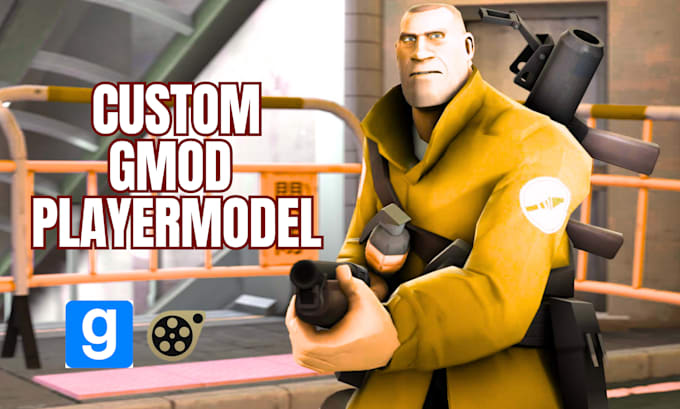 create custom gmod character, modify, port gmod map, sfm animation, fnaf, tf2