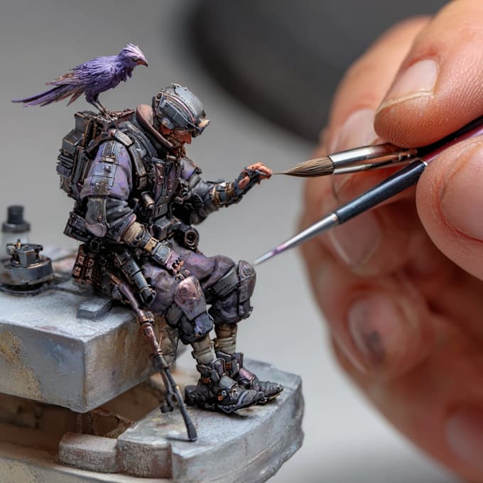 paint your warhammer models using pro miniature painting
