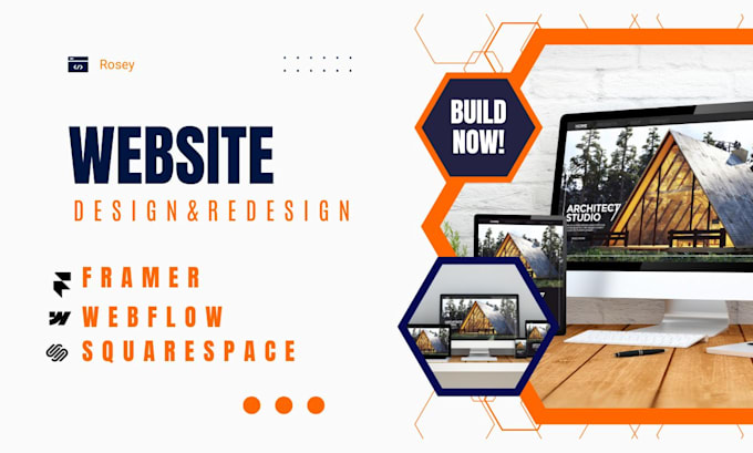 build squarespace webflow framer landing page consultation redesign development