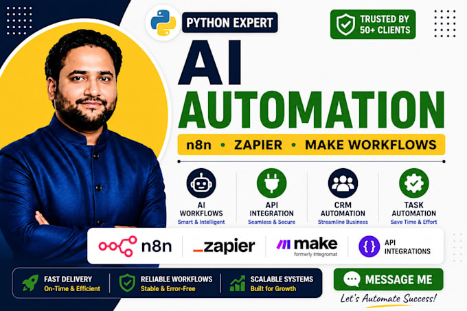 do ai automation, n8n and zapier workflows