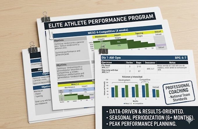 create personalized training programs for performance