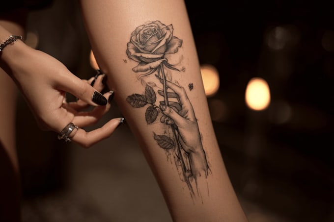 create custom and realism tattoo design