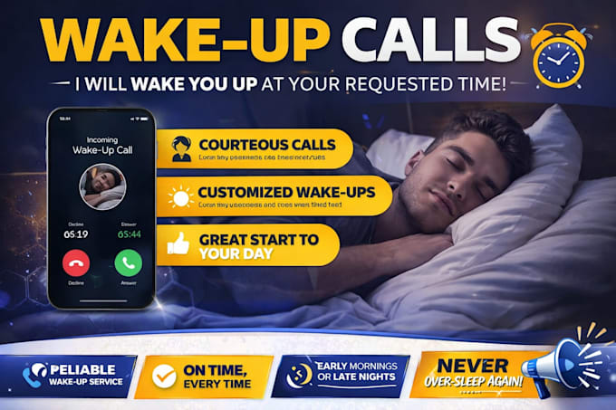 be your wake up call partner for daily motivation, accountability, routine