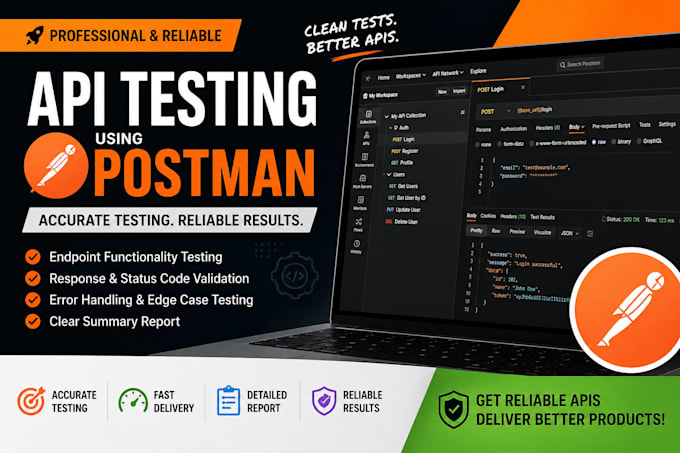 build and test postman API collections
