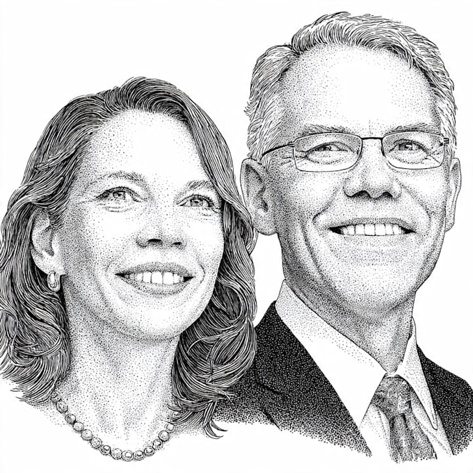 draw your portrait wsj style hedcut
