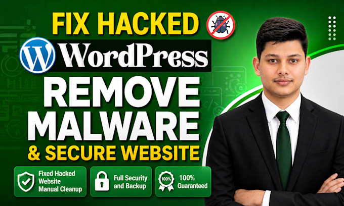 do wordpress malware removal and fix hacked website security