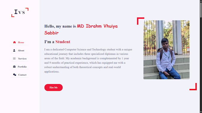 build professional web app and github portfolio projects