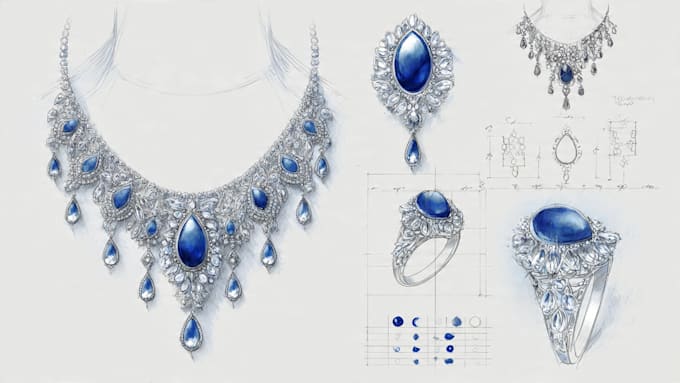 design custom jewelry sketches