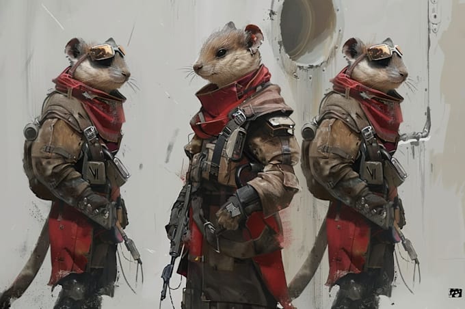 Do character design and concept art for you by Maciteror | Fiverr