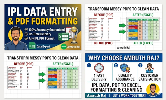 do perfect data entry and PDF formatting