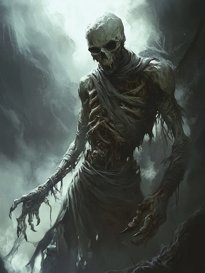 do horror character design