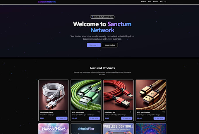 create and host any custom website