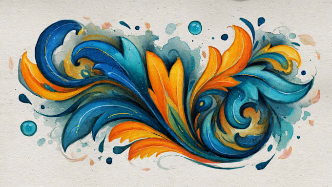 custom a watercolor tattoo design
