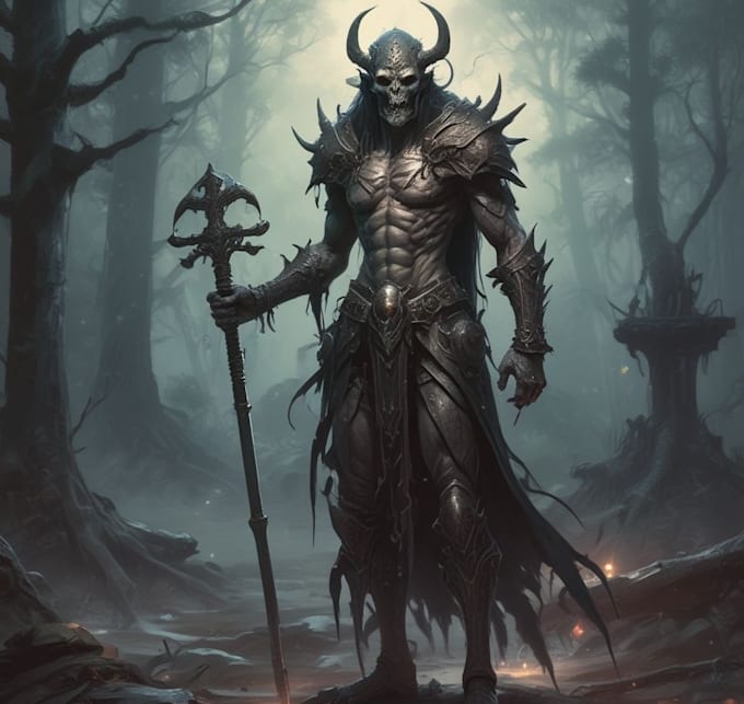do fantasy acharacter , fantasy, and horror character art