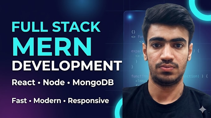 create responsive mern stack website with react node mongodb