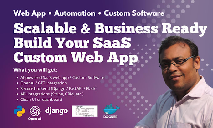 Develop custom saas applications and scalable web software by Mdtanvirt ...