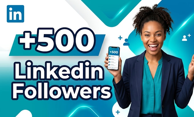 grow up 500 linkedin followers fast