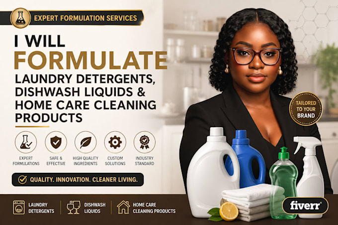 develop formulations for laundry and cleaning products