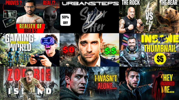 create eye catchy thumbnail