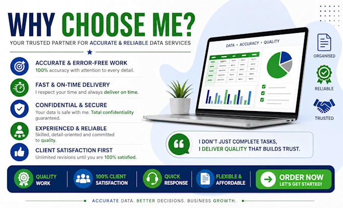 do accurate data editing, cleaning, and collection