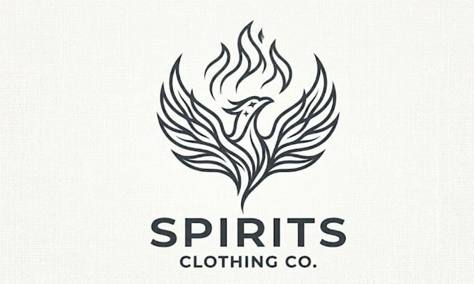 create a spirits logo for clothing brands