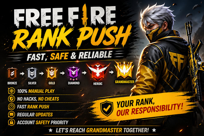 push your free fire rank fast