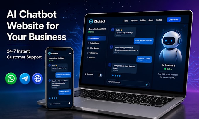 build an ai chatbot website for your business