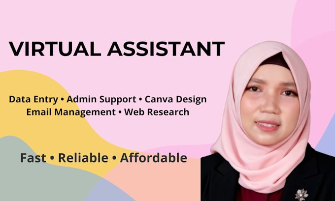 do data entry, web research and admin support