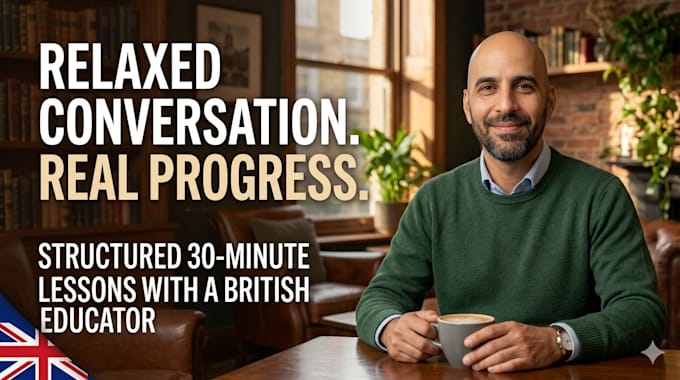 teach guided english conversation and vocabulary lessons