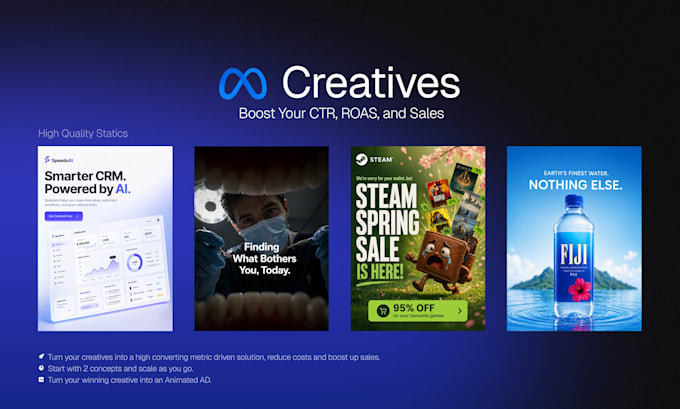 design high converting meta ad creative for your business