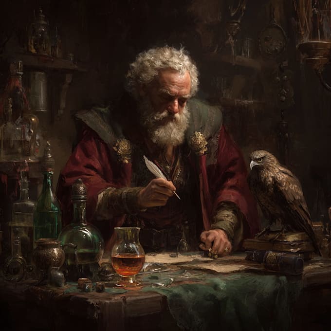 draw your fantasy illustration