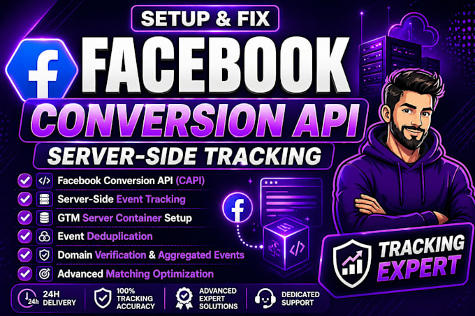 setup facebook pixel and conversion api server side tracking