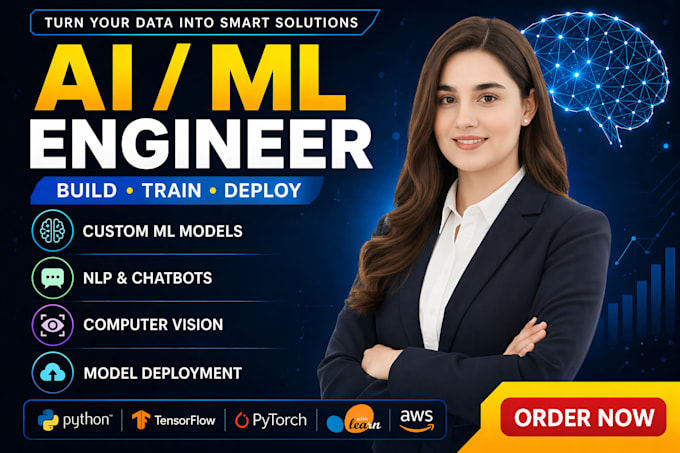 be your ai ml engineer for machine learning, deep learning, and ai solutions