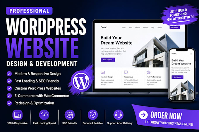 web creation on wordpress