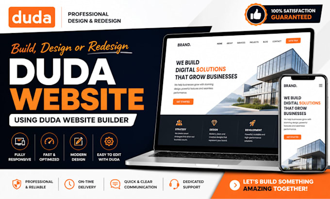 build duda website design duda website redesign using duda website builder